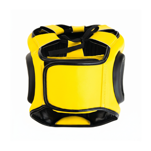 Protège-tête de boxe Askar Wear Ind Yellow PU, protection intégrale du visage, équipement d'entraînement - Product Image 2