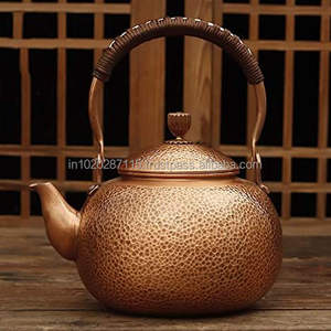 Elegant copper <b>kettle</b> for upscale kitchen tea brewing polished <b>stovetop</b> surface premium home dining collection - Product Image 2