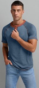 Camiseta de algodón premium para hombre, cuello redondo, informal, manga corta, suave, transpirable, lisa, para impresión personalizada, ropa al por mayor - Product Image 6