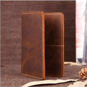 ซองหนังเย็บมือสีน้ำตาลสำหรับใส่พาสปอร์ตผู้ใหญ่ - Product Image 3