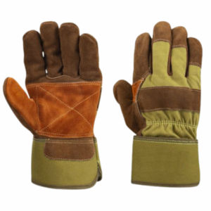 Guantes de Trabajo Resistentes de Cuero Vacuno, Guantes de Seguridad Industriales para la Construcción, Protección Duradera para la Palma de la Mano para Hombres - Product Image 6