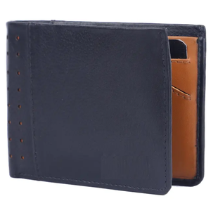 Custom Genuine Leather <b>RFID</b> <b>Blocking</b> Short Men's <b>Wallets</b> Slim Lightweight High Quality Premium Card Holder with Silk Lining 2026 - Product Image 3