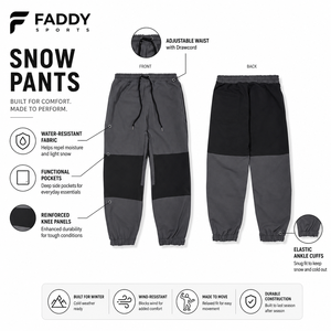Pantalones de Nieve Holgados con Logotipo Personalizado, Impermeables, Resistentes al Viento, Pantalones de Alto Rendimiento para Actividades al Aire Libre, Venta al Por Mayor de Ropa Deportiva de Invierno - Product Image 5