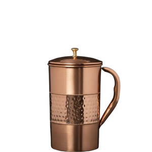 Mug Moscow Mule en cuivre pur 500 ml, finition martelée or rose, avec élégante poignée en laiton, idéal pour offrir. - Product Image 3