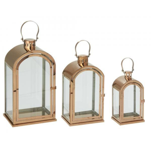 Farol Decorativo de Lujo de Metal y Vidrio con Acabado Plateado para Decoración del Hogar, Bodas y Navidad, Faroles Colgantes - Product Image 3