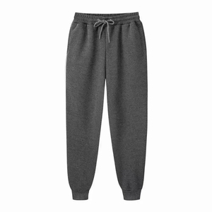 OEM/ODM Custom Made High Street Heavyweight Fleece <b>Lace</b> Anti-static Drawstring <b>Elastic</b> Waist Winter Sports Sweatpants Embroidery - Product Image 6