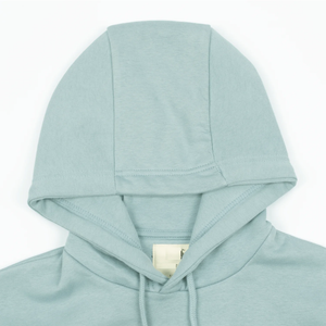 Sweat à capuche personnalisé pour homme, haute qualité, grammage lourd 300 grammes, mélange de coton, col double couche, devant uni, coupe oversize, style streetwear - Product Image 4
