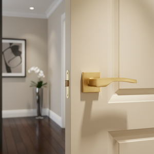 High Quality Brass Door <b>Handle</b> Set with Mortise | Stylish Lever <b>Handles</b> in Antique, Graphite & Gold Finish for Interior Doors - Product Image 3