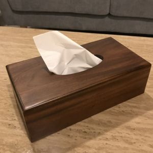 Caja de pañuelos tejida ecológica de calidad de exportación, hecha a mano en madera, diseño clásico, colección Roka, Indonesia - Product Image 5