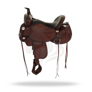 Western Trail Saddle Horse Riding Saddle Equestrian <b>Equipment</b> - Product Image 1