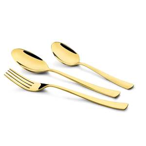 Offre Spéciale : Ensemble de Couverts en Acier Inoxydable 3 Pièces (Couteau, Fourchette, Cuillère) Poli Miroir, Polyvalent pour Table à Manger Occidentale à Prix Abordable - Product Image 3