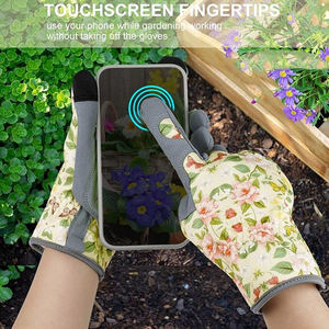 Gants de jardinage haut de gamme avec logo personnalisé OEM ODM, légers, respirants, protection flexible de la paume, vente en gros, usine - Product Image 3