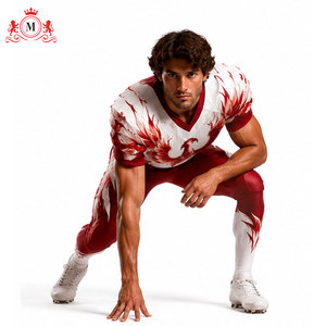 Uniforme de football américain pour homme adulte, durable et respirant, pour les entraînements et les matchs, 100% polyester - Product Image 4