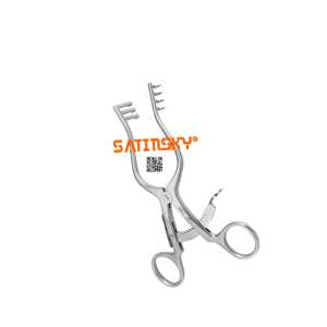 Retractores Satinsky CONTOUR, Pinzas de Trinquete de 13.5 cm, Microcirugía, Acero Inoxidable, Manual, Certificación CE Clase III, Garantía de 3 Años - Product Image 1