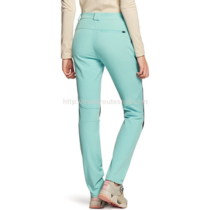 Pantalones de Corduroy Transpirables al por Mayor, Pantalones de Softshell de Poliéster para Mujer, OEM ODM, Resistentes al Viento, para Senderismo, Nieve, Tallas Grandes, Casuales - Product Image 4