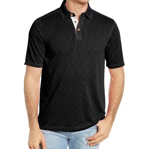 Vente en gros de polos de golf pour hommes de haute qualité, vêtements de travail pour hommes, polos brodés personnalisés, t-shirts ajustés pour le tennis - Product Image 4