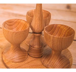 Most Selling Wood Egg Holder Cup Classic Design For Party <b>Wedding</b> <b>Top</b> <b>Table</b> <b>Decor</b> At Cheap price - Product Image 2