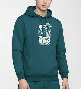 Vente en gros de sweats à capuche personnalisés pour hommes avec impression DTF, en molleton épais, en coton mélangé, fabricant OEM et ODM - Product Image 3