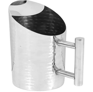 เหยือกน้ำสแตนเลสแบบตีลาย 1500 มล. สีเงิน สำหรับใช้ในโรงแรมและเชิงพาณิชย์ - Product Image 3