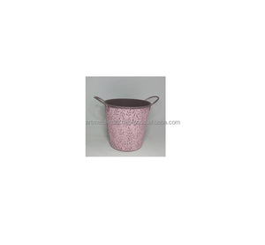 PLANTERS GALVANIZED POT METAL PLANTERS IN NEW DESIGN IN NEW LOOK PLANTERS FOR HOME AND GARDEN <b>DECORATION</b> - Product Image 1