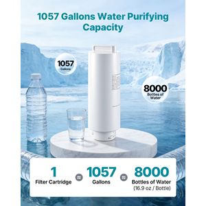 Cartucho de Filtro de Agua de Ósmosis Inversa de 6 Etapas con Filtro Compuesto RO, Bloqueador de Impurezas, Absorbedor de Olores, Bloque de Carbón - Product Image 4