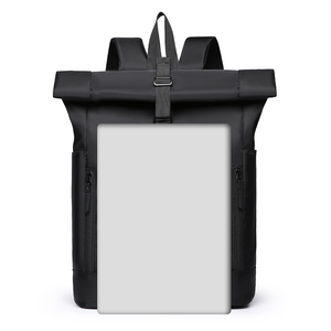 Mochila Minimalista de Nailon con Compartimento para Portátil, Resistente al Agua, Gran Capacidad, Correas de Hombro Unisex, Diseño de Espalda Suave - Product Image 1
