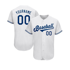 Premium Quality Breathable Baseball Jersey <b>Custom</b> Design Multi Color 100% Polyester <b>Custom</b> Logo Unisex Adult Team Jerseys - Product Image 3