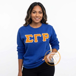 GREEK TREASURES เสื้อผ้าผู้หญิงคุณภาพสูงแบบสั่งทำพิเศษ Sigma Gamma Rho สำหรับฤดูใบไม้ร่วง/ฤดูหนาว ผ้าฝ้ายฟลีซเนื้อนุ่ม 500 กรัม เป็นมิตรกับสิ่งแวดล้อม - Product Image 3