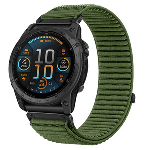 Compatible con relojes <span class=keywords><strong>Garmin</strong></span> Fenix 8/7X; <span class=keywords><strong>Correa</strong></span> de nailon para exteriores <span class=keywords><strong>Garmin</strong></span> <span class=keywords><strong>Tactix</strong></span> 7 con un patrón resistente y todoterreno. - Product Image 6