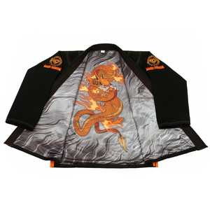 Uniforme de Artes Marciales de Jiu Jitsu Brasileño de Alta Calidad, Servicio de Etiqueta Privada Personalizada, Impresión por Serigrafía, 100% Algodón, 500g, BJJ - Product Image 3