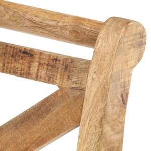 Banco de Madera Maciza de Mango en Color Marrón 40.6x13.0x28.3 para Recibidor, Almacenamiento y Organización en el Hogar - Product Image 6