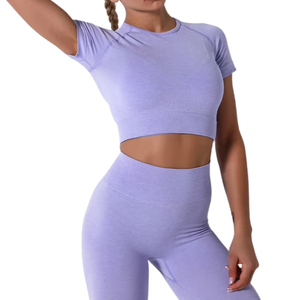 Wholesale Custom Yoga Set <b>Women</b> <b>Compression</b> Sports Bra and Leggings Sublimation Fitness Wear Gym Clothing OEM Yoga Set Custom - Product Image 6