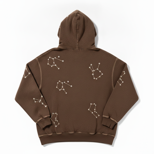 Sweat-shirt à capuche en molleton français 100% coton, lavage acide, effet antique, personnalisé par le fabricant - Product Image 3