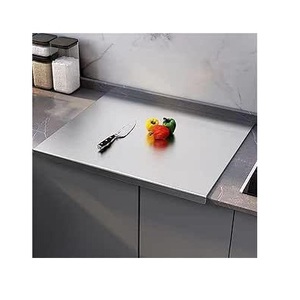 Tabla de Cortar de Acero Inoxidable de Doble Cara, Duradera, Multiusos, Diferentes Tamaños, Bloques de Cortar de Grado Alimenticio - Product Image 1