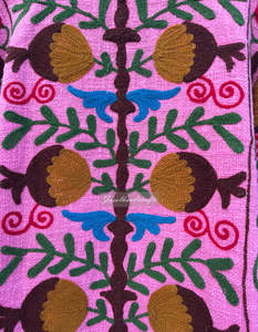 Women's Hand <b>Stitched</b> Suzani Quilted Jacket Ethnic Embroidered Winter <b>Coat</b> Full Sleeves Handmade Boutique Fashion Outerwear - Product Image 3