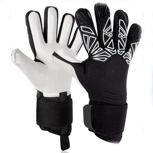 Gants de gardien de but professionnels MADNI LEATHER INDUSTRIES en cuir PU 4 mm, respirants, antidérapants, avec fermeture auto-agrippante - Product Image 5