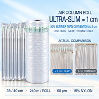 Rouleau de film à bulles PE PA 60µm de 240m – Protection optimale pour l'emballage, gain de place, étanche, recyclable et sûr