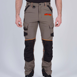 Mens Hi Vis <b>Waterproof</b> Reflective Anti-Bacterial Work <b>Trousers</b> Needle Detection Multi-pocket Fluorescent Safety Digital Printing - Product Image 2