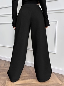 Pantalon de jogging unisexe en molleton ample et décontracté pour l'hiver, style streetwear - Product Image 2