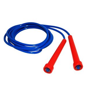 Corde à sauter bleue réglable personnalisée en gros, 2,5 m, durable, unisexe, équipement de sport avec emballage portable, légère (1 kg) - Product Image 4