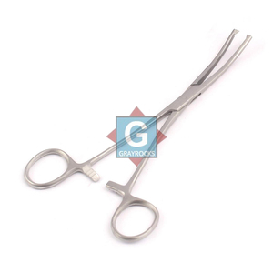 Pinzas Kocher Curvas para Procedimientos Quirúrgicos, Fuente de Alimentación Manual, Certificación CE, Clase I Médica - Product Image 4
