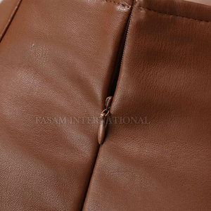 Vente en gros de jupes en cuir pour femmes, créez votre propre produit, nouveaux modèles de jupes en cuir pour femmes - Product Image 6