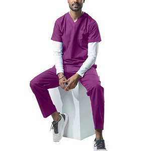 Ensembles de blouses médicales en tissu sergé 100% coton de qualité supérieure pour hommes, fabriqués en usine, meilleur matériau - Product Image 4