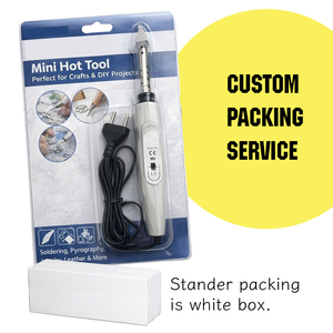 Wholesale DIY OEM/ODM Plastic 240V Mini Iron Set for Patchwork <b>Sewing</b> with Dual Temp 150C/230C and Stand - Product Image 2