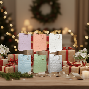 Borsa regalo ILAN 30x42x12cm di grandi dimensioni con manico per confezionare regali - Product Image 3