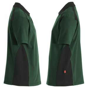 เสื้อเชิ้ตแขนสั้นสีน้ำเงินสำหรับผู้ชาย ผ้าถักเนื้อแน่น โพลีเอสเตอร์ 100% โลโก้ด้านหน้า แห้งเร็ว สไตล์ลำลอง ทรงปกติ - Product Image 6