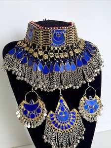 Vente en gros : Derniers modèles de parures de bijoux afghans Kuchi vintage 2026, pour mariage et fêtes, bijoux afghans faits à la main pour femmes - Product Image 3