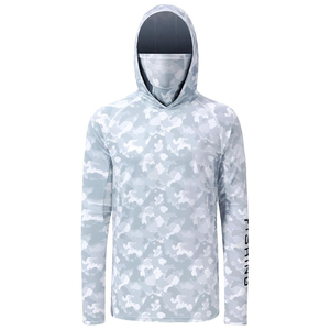 Camiseta de Pesca 2026 de Manga Larga, Secado Rápido, Transpirable, Diseño Personalizado, con Capucha, Protección UPF 50, Logotipo Frontal, 100% Poliéster para Hombre - Product Image 1