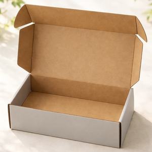 <b>Black</b> Premium Corrugated Mailer <b>Box</b> Foldable Luxury Shipping <b>Box</b> for Gift Packaging & E-commerce - Product Image 5