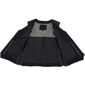 เสื้อกั๊กหนังผู้หญิงสไตล์ไฮสตรีทคลาสสิก คอตั้ง ผ้าฝ้าย เป็นมิตรกับสิ่งแวดล้อม กันน้ำ ทนทาน เหมาะสำหรับขี่มอเตอร์ไซค์ - Product Image 4